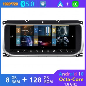 10,25" Android 10 Autoradio Système GPS Stéréo Lecteur Multimédia de Voiture pour Range Rover Evoque L538 (2011-2018)-1