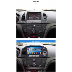 Opel Insignia Android 10.0 Autoradio DVD GPS avec 8-Core 4Go+64Go Bluetooth Parrot Telecommande au Volant Micro DSP CD SD USB DAB 4G LTE WiFi MirrorLink OBD2 CarPlay - 8