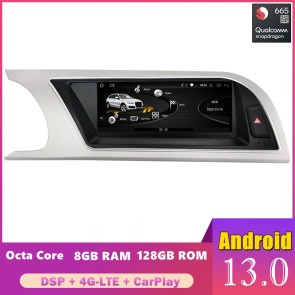 8,8" Android 13 Autoradio Système GPS Stéréo Lecteur Multimédia de Voiture pour Audi A5/S5/RS5 8T (2007-2016)-1
