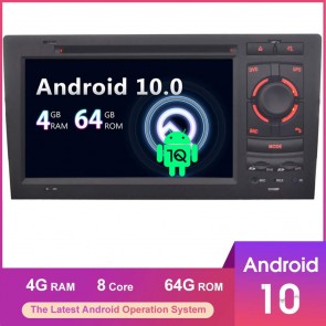 7" Android 10.0 Autoradio Lecteur DVD GPS Compatible pour Audi A8 D2 (1994-2003)-1