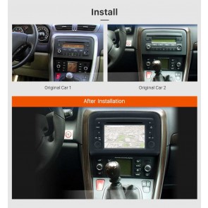Fiat Croma Android 10.0 Autoradio DVD GPS Navigation avec Octa-Core 4Go+64Go Écran Tactile Bluetooth Telecommande au Volant DAB CD SD USB AUX WiFi TV OBD2 CarPlay - 6,2