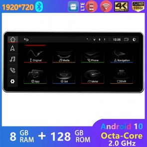 10,25" Android 10.0 Autoradio Lecteur DVD GPS Compatible pour Audi A7 C7/4G (2011-2018)-1