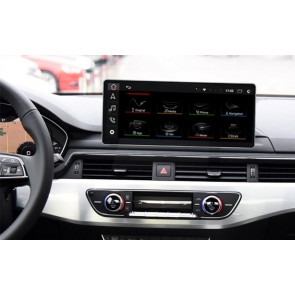 Audi A5 Android 10 Autoradio DVD GPS Navigation avec Octa-Core 8Go+128Go Écran Tactile Bluetooth Telecommande au Volant DAB RDS SD USB DSP WiFi 4G LTE CarPlay sans Fil - 10,25
