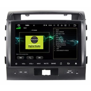 Toyota Land Cruiser 200 Android 10.0 Autoradio DVD GPS avec 8-Core 4Go+64Go Bluetooth Parrot Telecommande au Volant Micro DSP CD SD USB DAB 4G LTE WiFi TV OBD2 CarPlay - 9