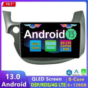 10" Android 13 Autoradio Lecteur DVD GPS Compatible pour Honda Jazz (2007-2014)-1