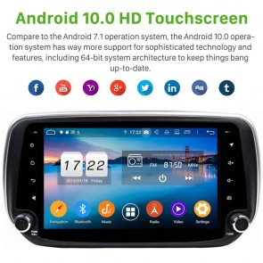 9" Android 10.0 Lecteur DVD GPS Radio Stéréo Navigation pour Hyundai Santa Fe (2018-2020)-1