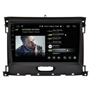 Ford Ranger Android 13.0 Autoradio Multimédia GPS avec 8-Core 6Go+128Go Commande au volant et Kit mains libres Bluetooth DAB DSP RDS USB 4G LTE WiFi CarPlay Sans fil - 9