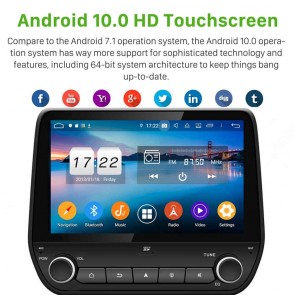 9" Android 10.0 Lecteur DVD GPS Radio Stéréo Navigation pour Ford Fiesta (De 2017)-1
