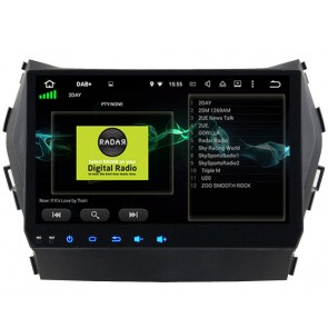 Hyundai Santa Fe Android 10.0 Autoradio DVD GPS avec 8-Core 4Go+64Go Bluetooth Parrot Telecommande au Volant Micro DSP SD USB DAB 4G LTE WiFi TV OBD2 CarPlay - 9