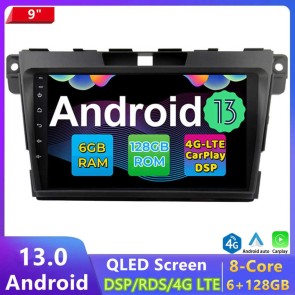 9" Android 13 Autoradio Lecteur DVD GPS Compatible pour Mazda CX-7 (2007-2014)-1
