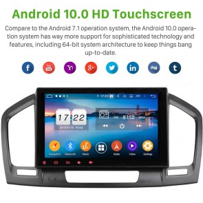 10" Android 10.0 Lecteur DVD GPS Radio Stéréo Navigation pour Opel Insignia (De 2008)-1