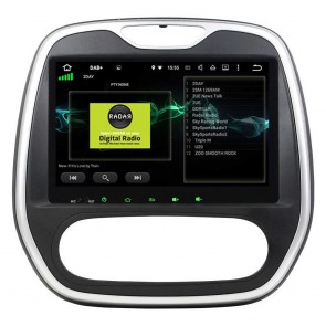 Renault Captur Android 10.0 Autoradio DVD GPS avec 8-Core 4Go+64Go Bluetooth Parrot Telecommande au Volant Micro DSP CD SD USB DAB 4G LTE WiFi MirrorLink OBD2 CarPlay - 9