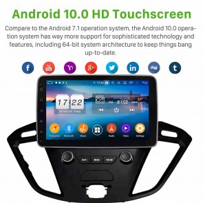 9" Android 10.0 Lecteur DVD GPS Radio Stéréo Navigation pour Ford Transit (De 2014)-1
