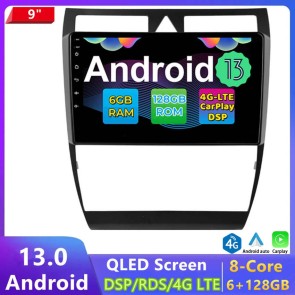 10,88" Android 13 Autoradio Lecteur DVD GPS Compatible pour Audi A6/S6/RS6 4B (1997-2005)-1