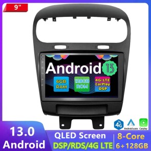 10,88" Android 14 Autoradio Lecteur DVD GPS Compatible pour Dodge Journey (De 2012)-1