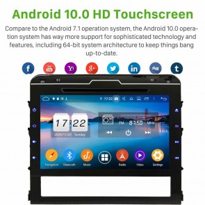 9" Android 10.0 Lecteur DVD GPS Radio Stéréo Navigation pour Toyota Land Cruiser 200 (2016-2020)-1