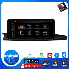 12,3" Android 12.0 Autoradio Stéréo GPS Navigation Lecteur DVD de Voiture pour Audi A6 C7/4G (2012-2018)-1