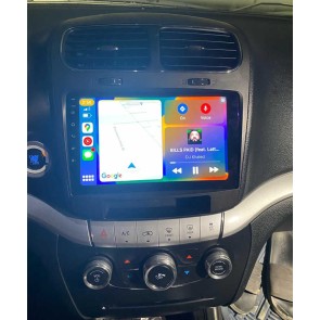Fiat Freemont Android 13.0 Autoradio Multimédia GPS avec 6Go+128Go Commande au volant et Kit mains libres Bluetooth DAB DSP USB 4G WiFi CarPlay Sans fil - 10,88