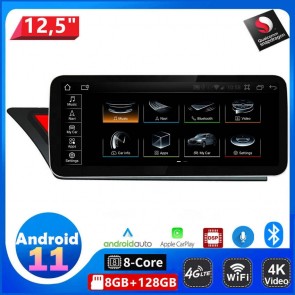12,5" Android 11 Autoradio Stéréo GPS Navigation Lecteur DVD de Voiture pour Audi S4 B8 8K (De 2009)-1
