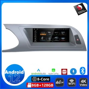 8,8" Android 12.0 Autoradio Stéréo GPS Navigation Lecteur DVD de Voiture pour Audi A4 B8 8K (2008-2012)-1