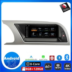 8,8" Android 12.0 Autoradio Stéréo GPS Navigation Lecteur DVD de Voiture pour Audi A5 8T (2008-2016)-1