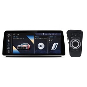 BMW Série 3 E91 Android 13 Autoradio Multimédia GPS avec 8-Core 8Go+128Go Écran Tactile Bluetooth Main Libre Micro DAB DSP WiFi 4G LTE CarPlay Android Auto - 12,3