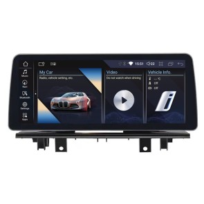 BMW X1 F48 Android 13 Autoradio Multimédia GPS avec 8-Core 8Go+128Go Écran Tactile Bluetooth Main Libre Micro DAB DSP USB WiFi 4G LTE CarPlay Android Auto - 12,3