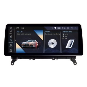 BMW X3 F25 Android 13 Autoradio Multimédia GPS avec 8-Core 8Go+128Go Écran Tactile Bluetooth Main Libre Micro DAB DSP USB WiFi 4G LTE CarPlay Android Auto - 12,3