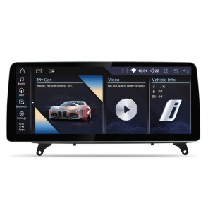 BMW X5 E70 Android 13 Autoradio Multimédia GPS avec 8-Core 8Go+128Go Écran Tactile Bluetooth Main Libre Micro DAB DSP USB WiFi 4G LTE CarPlay Android Auto - 12,3