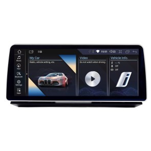 BMW X5 F15 Android 13 Autoradio Multimédia GPS avec 8-Core 8Go+128Go Écran Tactile Bluetooth Main Libre Micro DAB DSP USB WiFi 4G LTE CarPlay Android Auto - 12,3