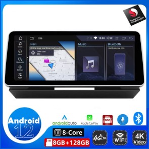 12,3" Android 12.0 Autoradio Stéréo GPS Navigation Lecteur DVD de Voiture pour BMW E90 (2004-2013)-1