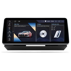 BMW Série 3 E90 Android 13 Autoradio Multimédia GPS avec 8-Core 8Go+128Go Écran Tactile Bluetooth Main Libre Micro DAB DSP WiFi 4G LTE CarPlay Android Auto - 12,3