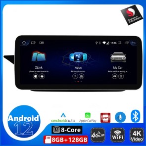 12,3" Android 12 Autoradio Stéréo GPS Navigation Lecteur DVD de Voiture pour Mercedes W207 (2009-2014)-1