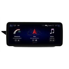 Mercedes Classe E W207 Android 13 Autoradio Multimédia GPS avec 8-Core 8Go+128Go Écran Tactile Bluetooth Main Libre DAB WiFi 4GLTE CarPlay Android Auto - 12,3