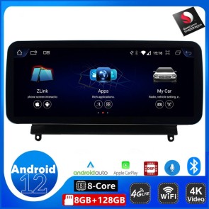 12,3" Android 12 Autoradio Stéréo GPS Navigation Lecteur DVD de Voiture pour Mercedes W204 (2007-2010)-1