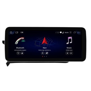 Mercedes Classe C W204 Android 13 Autoradio Multimédia GPS avec 8-Core 8Go+128Go Écran Tactile Bluetooth Main Libre DAB WiFi 4GLTE CarPlay Android Auto - 12,3