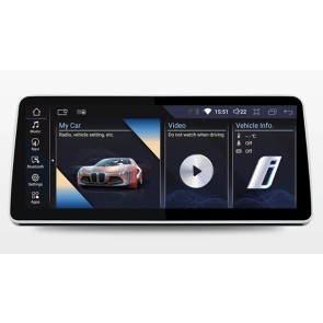 BMW Série 2 F22 Android 13 Autoradio Multimédia GPS avec 8-Core 8Go+128Go Écran Tactile Bluetooth Main Libre Micro DAB DSP WiFi 4G LTE CarPlay Android Auto - 12,3