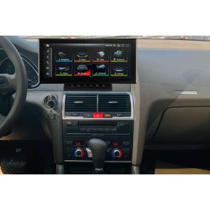Audi Q7 Android 13 Autoradio DVD GPS Navigation avec 8Go+256Go Bluetooth Telecommande au Volant DSP DAB WiFi 4G CarPlay - 12,5