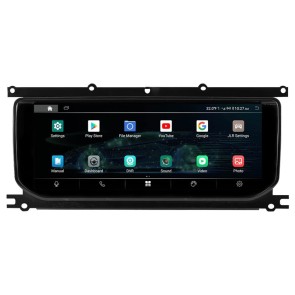 Range Rover Evoque Android 13.0 Autoradio Multimédia GPS avec 8-Core 4Go+64Go Commande au volant et Kit mains libres Bluetooth DAB DSP USB 4G LTE WiFi CarPlay Sans fil - 10,25