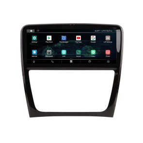 Jaguar XJ X351 Android 13.0 Autoradio Multimédia GPS avec 8-Core 4Go+64Go Commande au volant et Kit mains libres Bluetooth DAB DSP RDS USB 4G LTE WiFi CarPlay Sans fil - 10,25