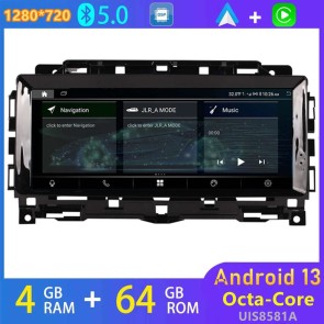 10,25" Android 13 Autoradio Lecteur DVD GPS Compatible pour Jaguar F-Pace (De 2016)-1
