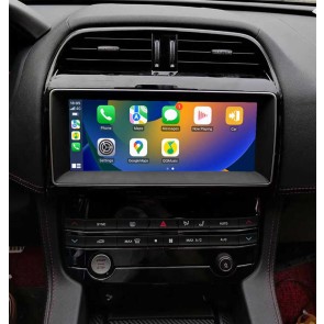 Jaguar F-Pace Android 13.0 Autoradio Multimédia GPS avec 8-Core 4Go+64Go Commande au volant et Kit mains libres Bluetooth DAB DSP RDS USB 4G LTE WiFi CarPlay Sans fil - 10,25
