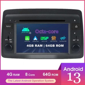 6,2" Android 13.0 Autoradio Lecteur DVD GPS Compatible pour Fiat Panda 169 (2004-2012)-1