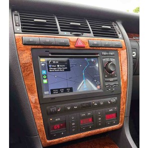 Audi A8 Android 13.0 Autoradio DVD GPS Navigation avec 4Go+64Go Bluetooth Telecommande au Volant DAB SWC WiFi 4G CarPlay - 7