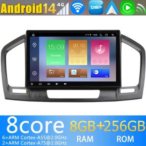 10" Android 14 Autoradio Stéréo de Voiture Multimédia GPS Navigation pour Opel Insignia (2008-2013)-1