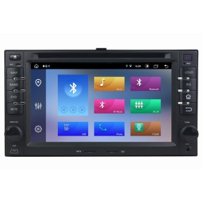 Kia Rio Android 14.0 Autoradio DVD GPS avec 8G+256G Bluetooth DAB USB DSP 4G WiFi Caméra 360° CarPlay Android Auto - Android 14 Autoradio Stéréo de Voiture Multimédia GPS Navigation pour Kia Rio (De 2005)
