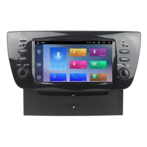 Fiat Doblo Android 14.0 Autoradio DVD GPS avec 8G+256G Bluetooth DAB USB DSP 4G WiFi Caméra 360° CarPlay Android Auto - Android 14 Autoradio Stéréo de Voiture Multimédia GPS Navigation pour Fiat Doblo (De 2010)