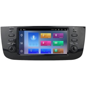 Fiat Punto Android 14.0 Autoradio DVD GPS avec 8G+256G Bluetooth DAB USB DSP 4G WiFi Caméra 360° CarPlay Android Auto - Android 14 Autoradio Stéréo de Voiture Multimédia GPS Navigation pour Fiat Punto (2012-2018)