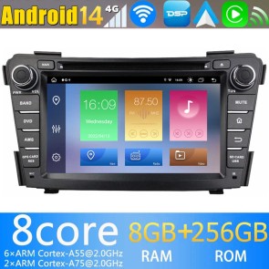 7" Android 14 Autoradio Stéréo de Voiture Multimédia GPS Navigation pour Hyundai i40 (De 2011)-1