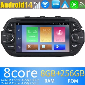 7" Android 14 Autoradio Stéréo de Voiture Multimédia GPS Navigation pour Fiat Tipo (2015-2018)-1